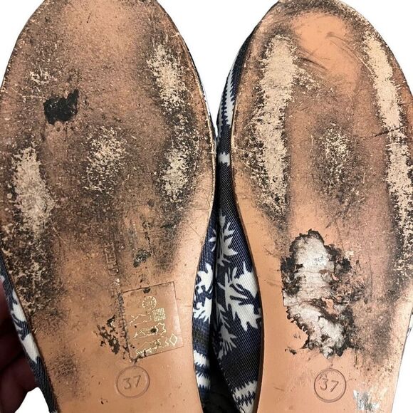 Ancient Greek Sandals Bandana Print Flat Mules Size 6.5 - Picture 7 of 10